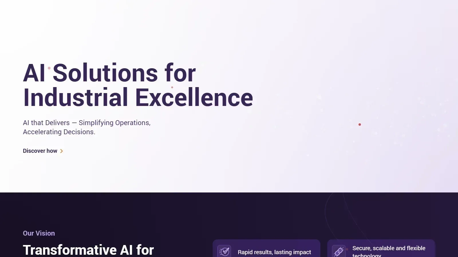 Arundo Analytics homepage screenshot