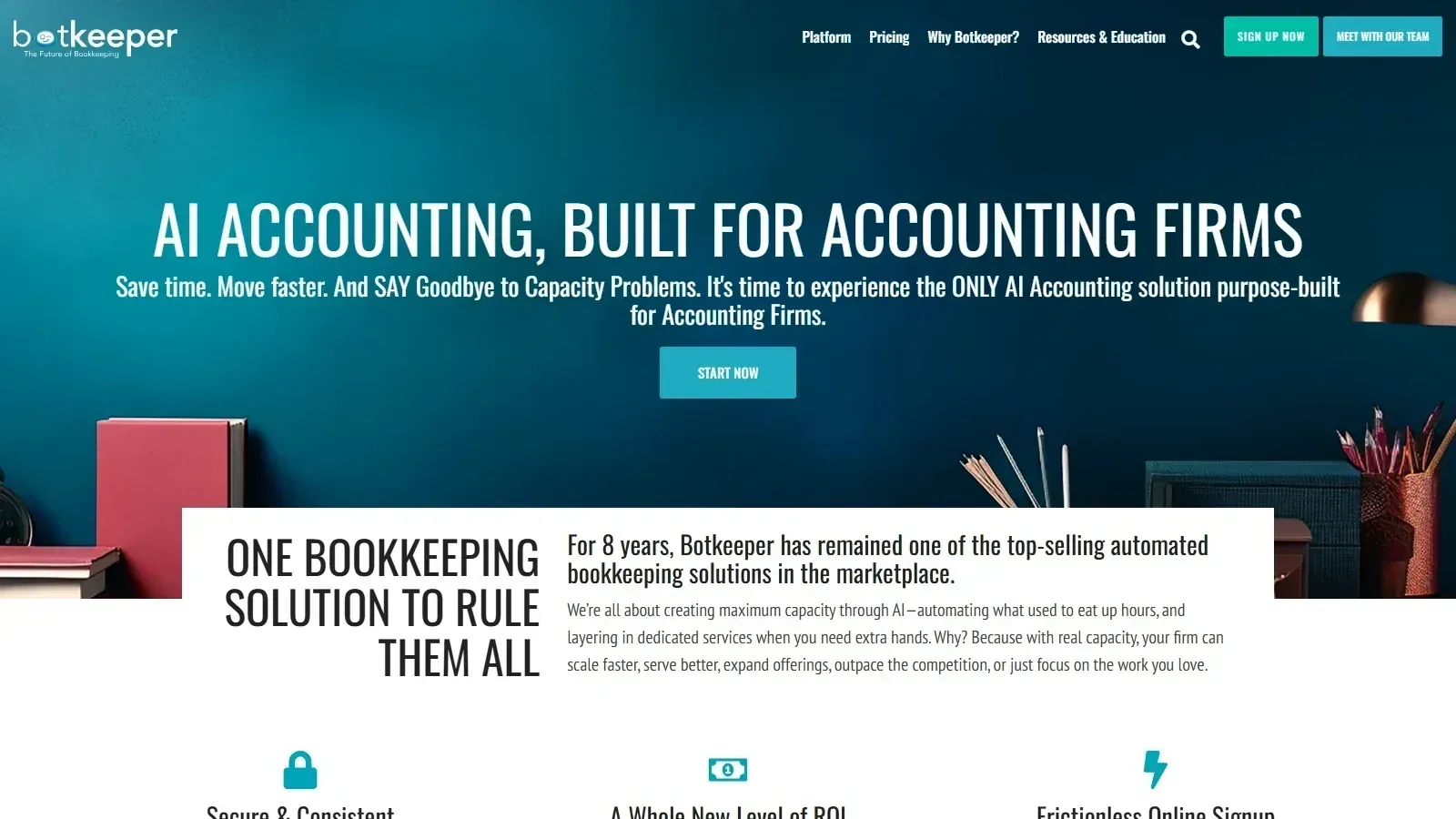Botkeeper homepage screenshot