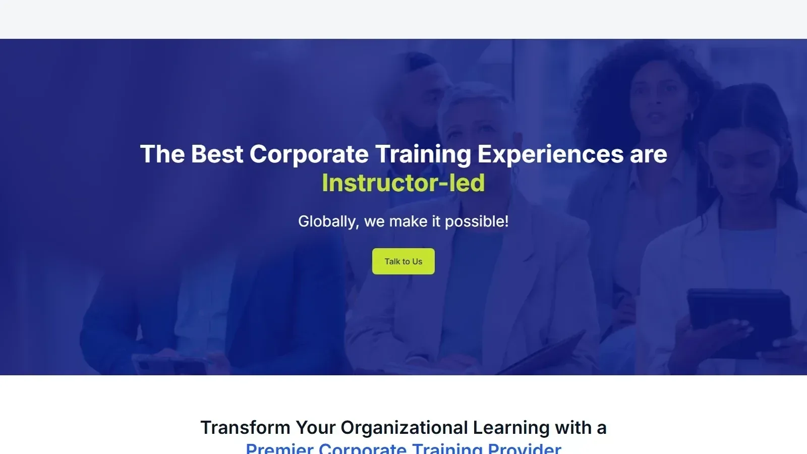 Edstellar homepage screenshot
