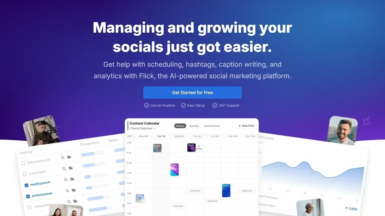 Flick homepage screenshot