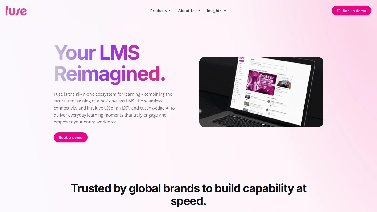 Fuse Universal homepage screenshot