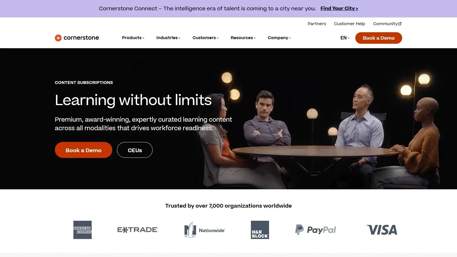 Grovo homepage screenshot