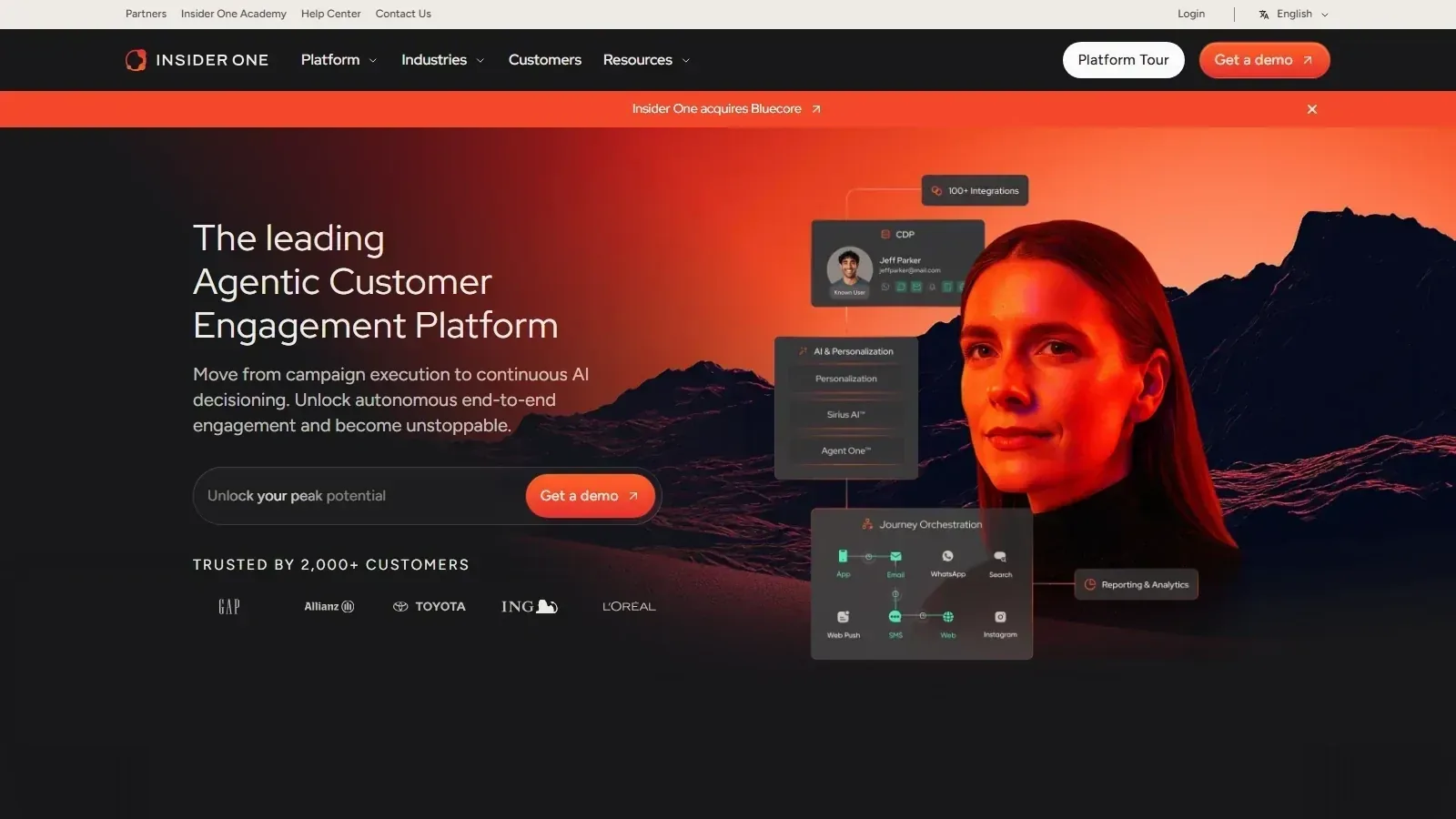 Insider homepage screenshot