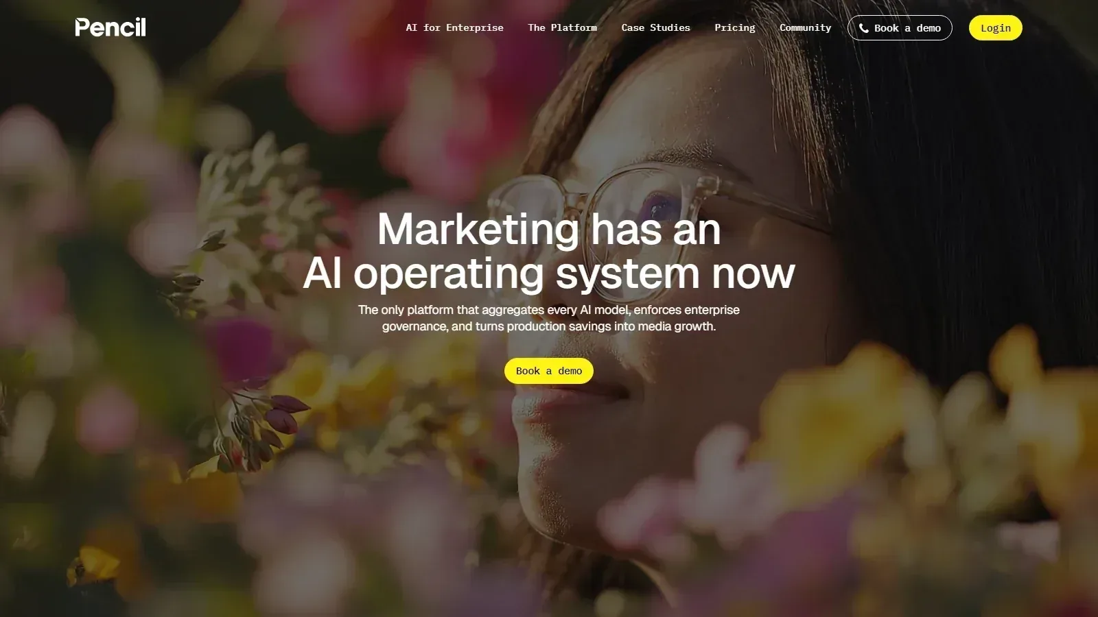 Pencil homepage screenshot