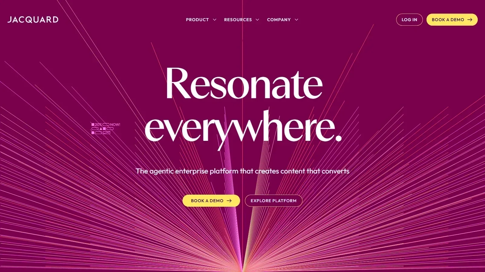 Phrasee homepage screenshot