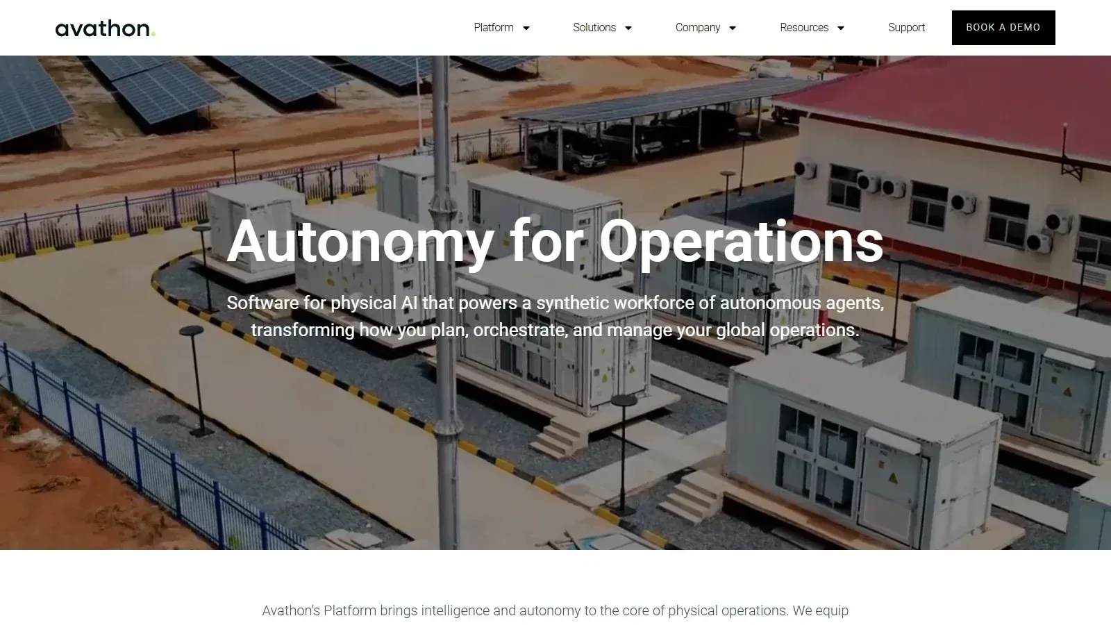 Maintenance Advisor homepage screenshot
