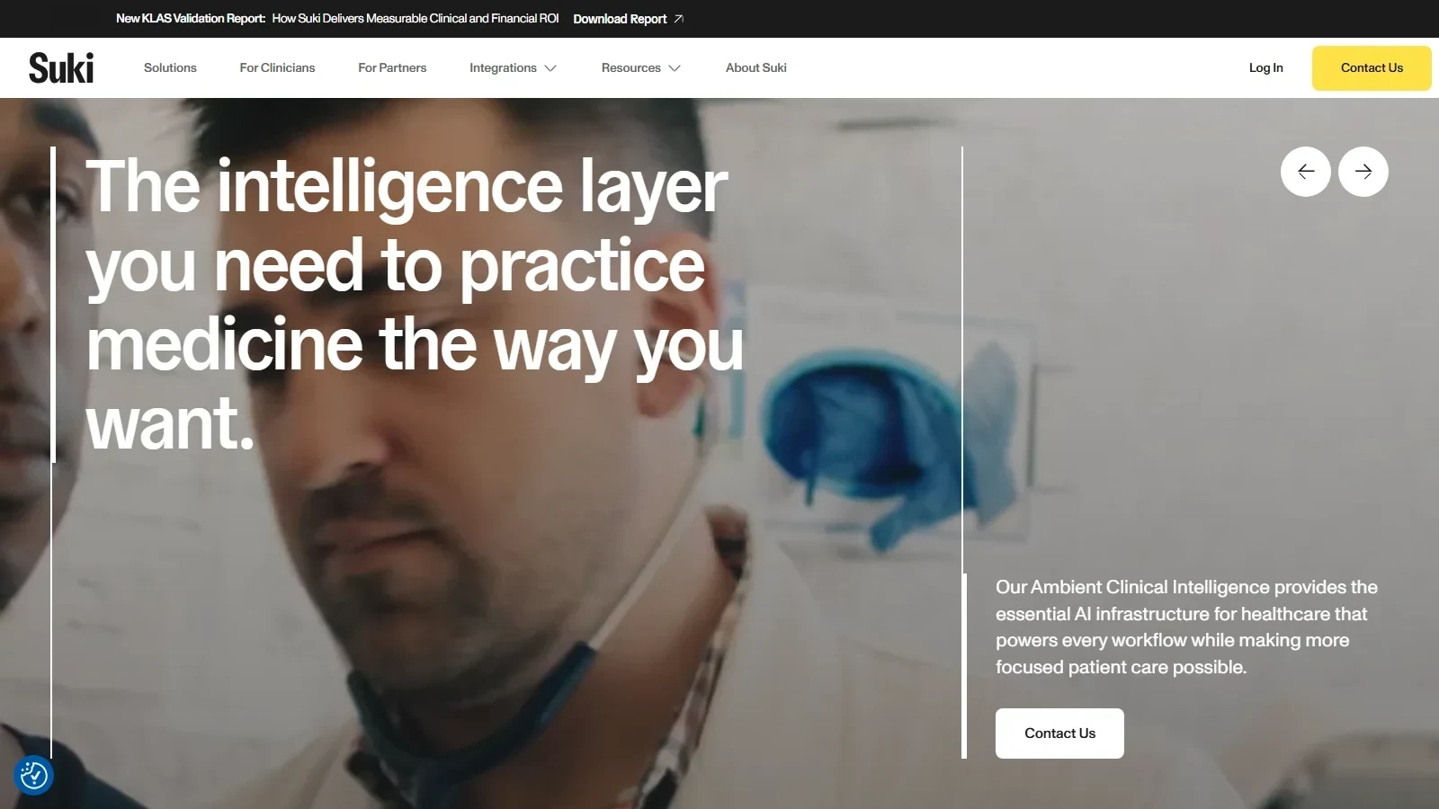 Suki AI homepage screenshot